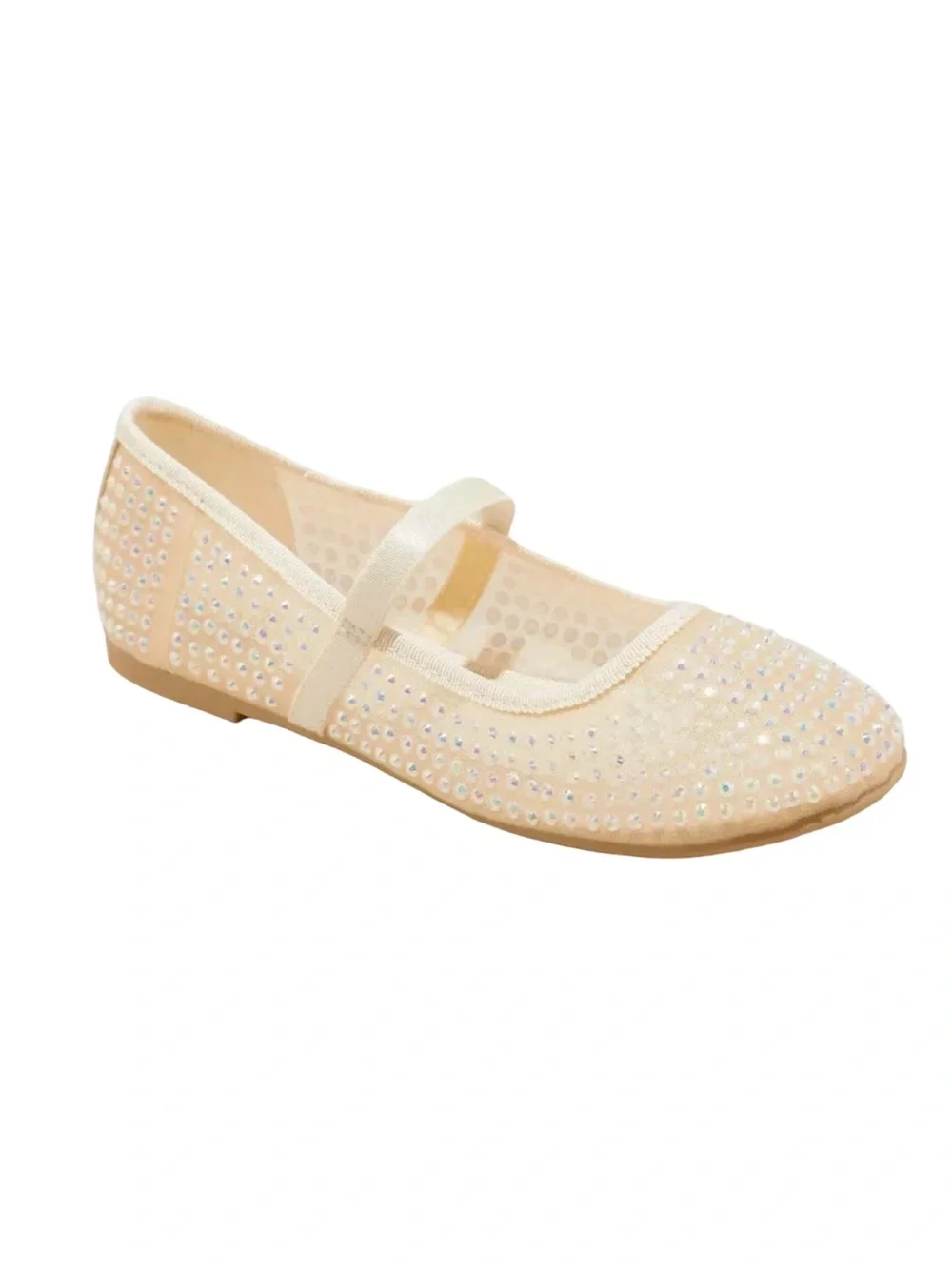art class™ Faye Mesh Ballet Flats - Size 1 - Beige